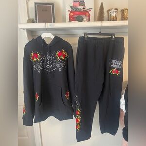 Final price Teddy Fresh Hoodie and Sweatpants Set